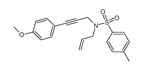 N-allyl-N-(3-(4-methoxyphenyl)prop-2-yn-1-yl)-4-methylbenzenesulfonamide Structure