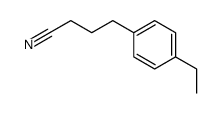 4-(4-ethyl-phenyl)-butyronitrile结构式