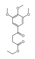 ETHYL 4-(3,4,5-TRIMETHOXYPHENYL)-4-OXOBUTANOATE结构式
