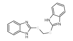 双(1H-苯并[d]咪唑-2-基硫代)甲烷结构式