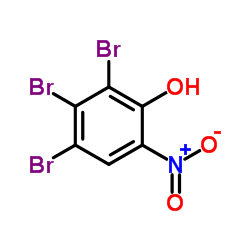 2,3,4-Tribromo-6-nitrophenol结构式