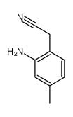(2-AMINO-4-METHYL-PHENYL)-ACETONITRILE结构式
