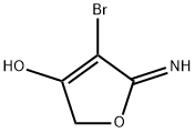 3-Furanol,4-bromo-2,5-dihydro-5-imino- Structure