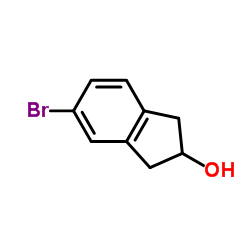 5-溴-2-茚满醇结构式