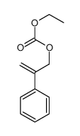 ethyl 2-phenylprop-2-enyl carbonate结构式