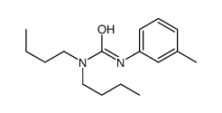 1,1-dibutyl-3-(3-methylphenyl)urea Structure