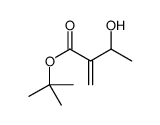 tert-butyl 3-hydroxy-2-methylidenebutanoate Structure