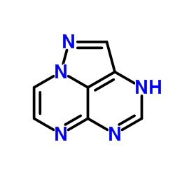 1H-Pyrazolo[4,5,1-de]pteridine (9CI)结构式