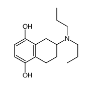 6-(dipropylamino)-5,6,7,8-tetrahydronaphthalene-1,4-diol结构式
