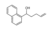 1-(naphthalen-4-yl)pent-4-en-1-ol结构式