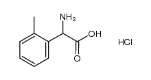 2-Amino-2-(o-tolyl)acetic acid hydrochloride Structure