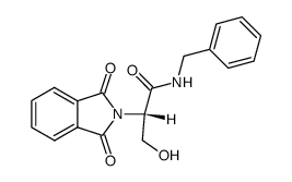 N-benzyl-(L)-Nba-phthaloylserylamide结构式