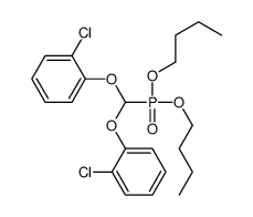 1-chloro-2-[(2-chlorophenoxy)-dibutoxyphosphorylmethoxy]benzene Structure