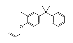 2-methyl-4-(2-phenylpropan-2-yl)-1-prop-2-enoxybenzene结构式