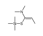 N,N-dimethyl-1-trimethylsilylsulfanylprop-1-en-1-amine Structure