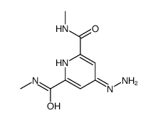 4-hydrazinyl-2-N,6-N-dimethylpyridine-2,6-dicarboxamide Structure