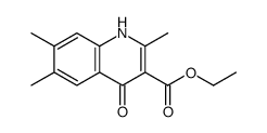 ethyl 2,6,7-trimethyl-4-oxo-1H-quinoline-3-carboxylate结构式
