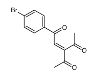 3-acetyl-1-(4-bromophenyl)pent-2-ene-1,4-dione Structure