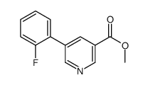 methyl 5-(2-fluorophenyl)pyridine-3-carboxylate Structure