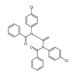 N-[1-(N-benzoyl-4-chloroanilino)ethenyl]-N-(4-chlorophenyl)benzamide Structure