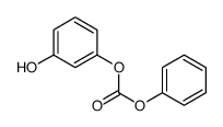 Carbonic acid, 3-hydroxyphenyl phenyl ester Structure