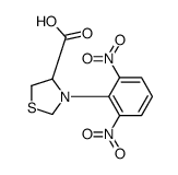 3-(2,6-dinitrophenyl)-1,3-thiazolidine-4-carboxylic acid结构式