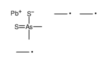 dimethyl-sulfanylidene-triethylplumbylsulfanyl-λ5-arsane Structure