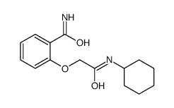 2-[2-(cyclohexylamino)-2-oxoethoxy]benzamide Structure