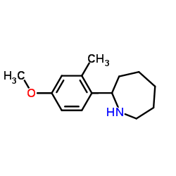 2-(4-Methoxy-2-methylphenyl)azepane结构式