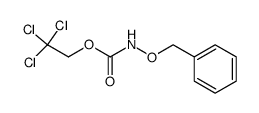 N-((2,2,2-trichloroethoxy)carbonyl)-O-benzylhydroxylamine Structure