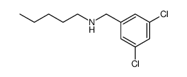 (3,5-Dichloro-benzyl)-pentyl-amine结构式