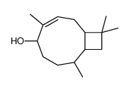 4,8,11,11-tetramethylbicyclo[7.2.0]undec-3-en-5-ol结构式