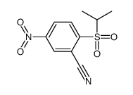 5-nitro-2-propan-2-ylsulfonylbenzonitrile Structure