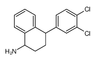 (1S,4S)-cis 4-(3,4-dichlorophenyl)-1,2,3,4-tetrahydro-1-naphthalenamine结构式