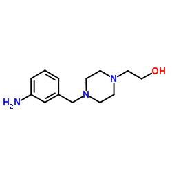 2-[4-(3-Aminobenzyl)-1-piperazinyl]ethanol结构式