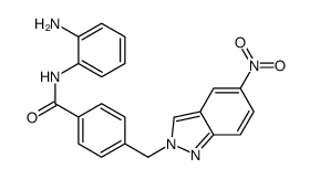 N-(2-aminophenyl)-4-[(5-nitroindazol-2-yl)methyl]benzamide Structure