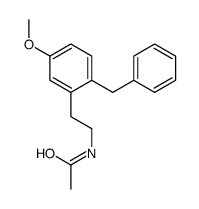 N-[2-(2-benzyl-5-methoxyphenyl)ethyl]acetamide结构式