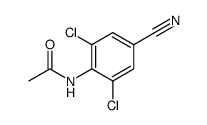 Acetamide, N-(2,6-dichloro-4-cyanophenyl)结构式