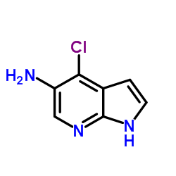 4-Chloro-1H-pyrrolo[2,3-b]pyridin-5-amine Structure