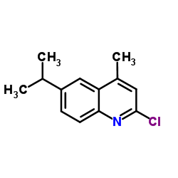 2-Chloro-6-isopropyl-4-methylquinoline Structure