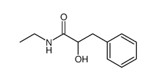 N-Ethyl-2-hydroxy-3-phenyl-propionamide结构式