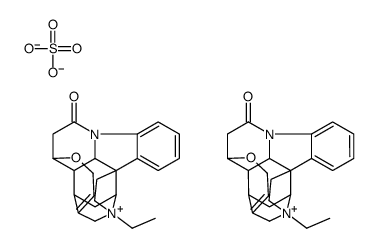 Strychnidinium, 19-ethyl-10-oxo-, sulfate (2:1) Structure