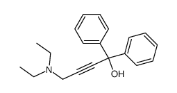 4-(Diethylamino)-1,1-diphenyl-2-butyn-1-ol结构式