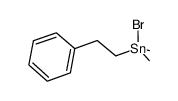 β-phenethyldimethyltin bromide Structure