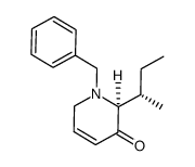 (2S)-1-benzyl-2-[(1S)-1-methylpropyl]-1,6-dihydropyridin-3(2H)-one Structure