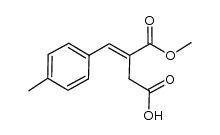 (E)-3-(methoxycarbonyl)-4-(4-methylphenyl)-3-butenoic acid Structure