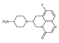 (6R/S)-6-(4-amino-1-piperidinyl)-8-fluoro-6,7-dihydro-3h,5H-pyrido[1,2,3-de]quinoxalin-3-one Structure