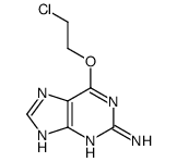 O(6)-(2-chloroethyl)guanine结构式