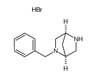 (1R,4R)-5-(PHENYLMETHYL)-2,5-DIAZABICYCLO[2.2.1]HEPTANE DIHYDROBROMIDE结构式