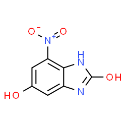 2,5-Benzimidazolediol,7-nitro-(6CI)结构式